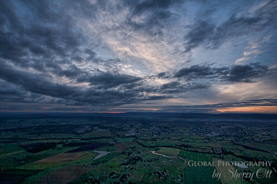 balloon sunrise