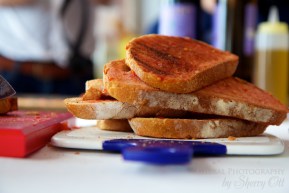 Catalan bread food in catalonia spain