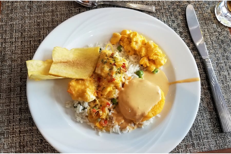 Platter of Ecuadoran Food specialties