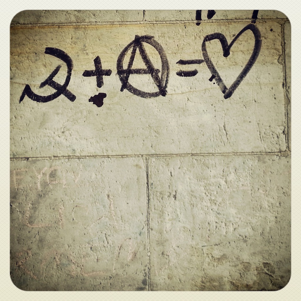 graffiti message