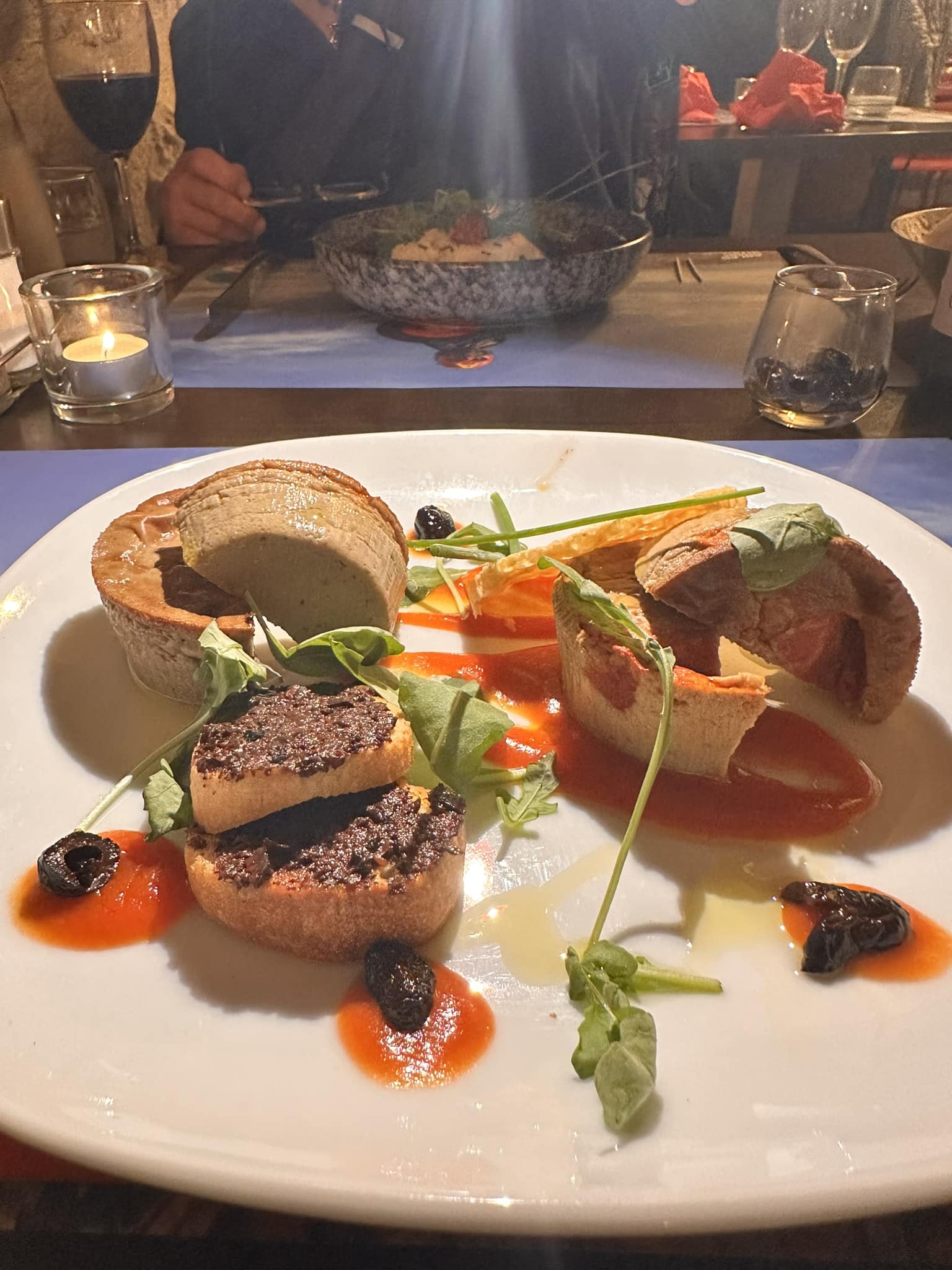 The Eggplant Flan at Le Plaza-La Paillotte