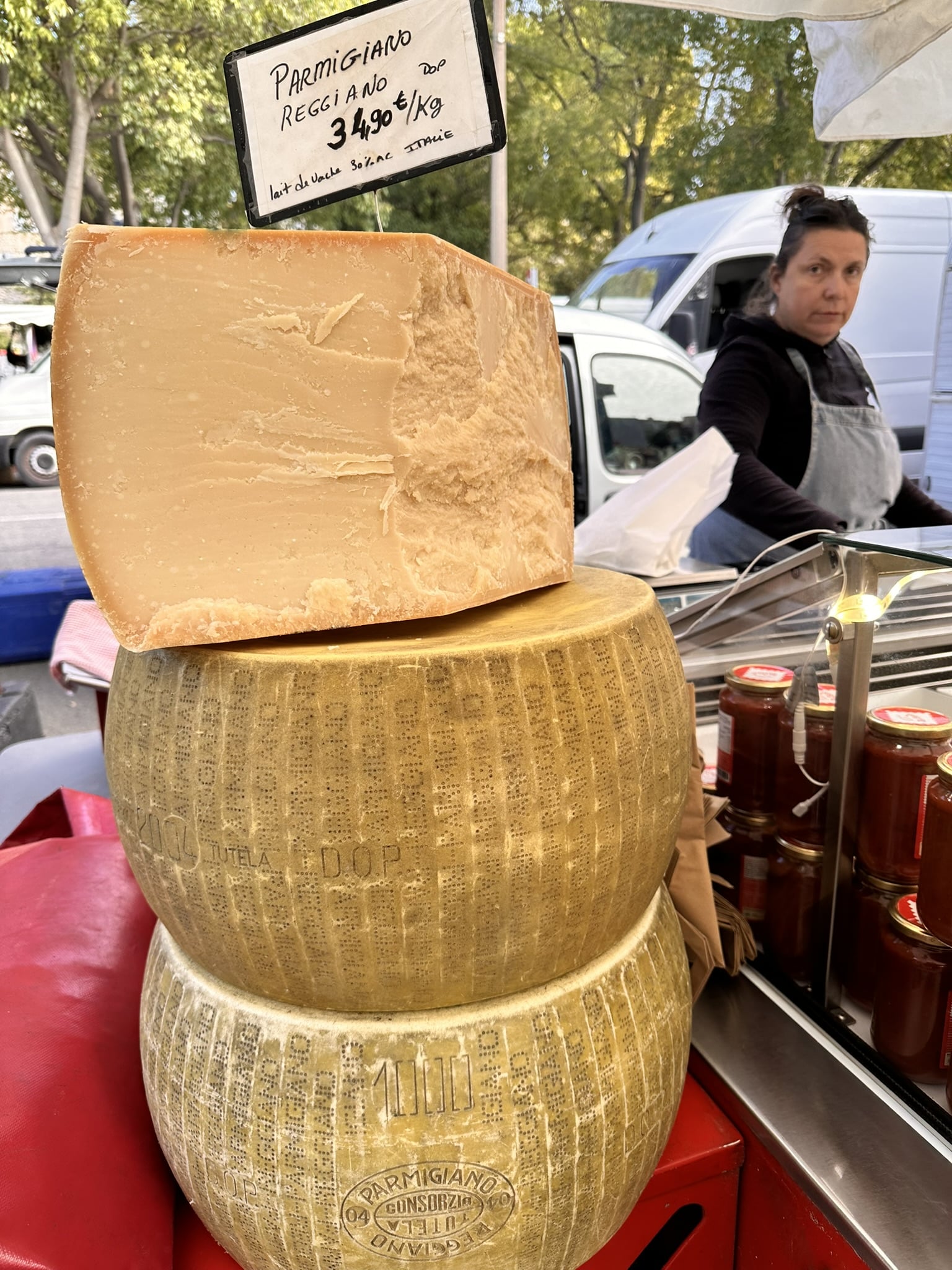 Cheese at the local market in Arles - Arles Foodie Guide