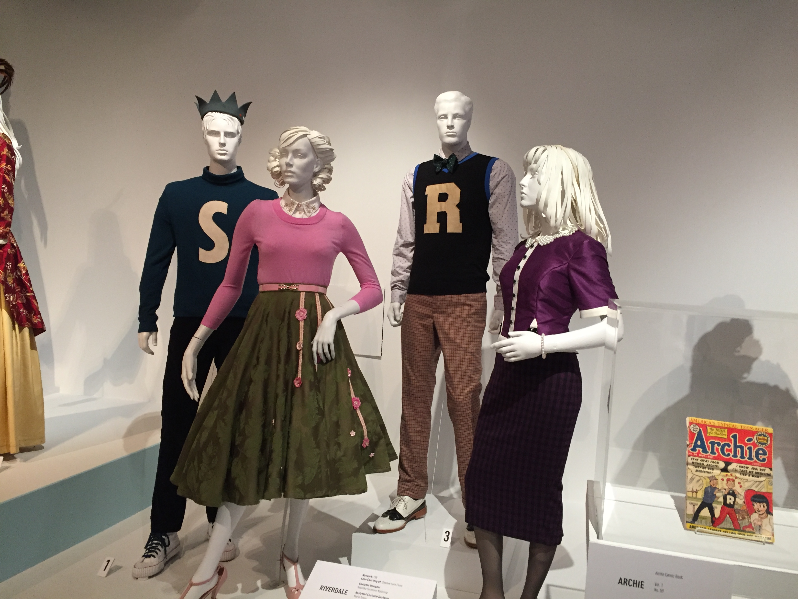 Costumes from TV shows at FIDM in Downtown LA