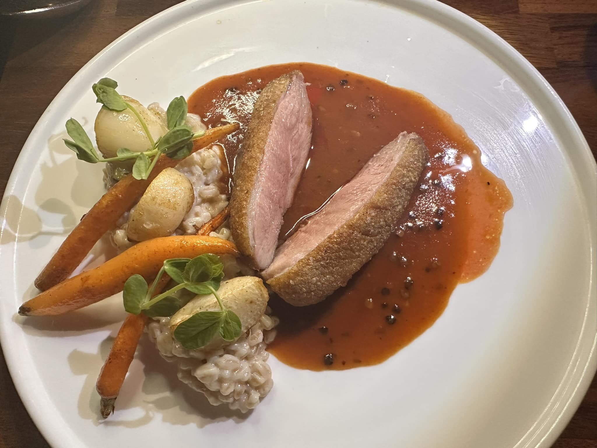 The Duck Breast at Chapeau