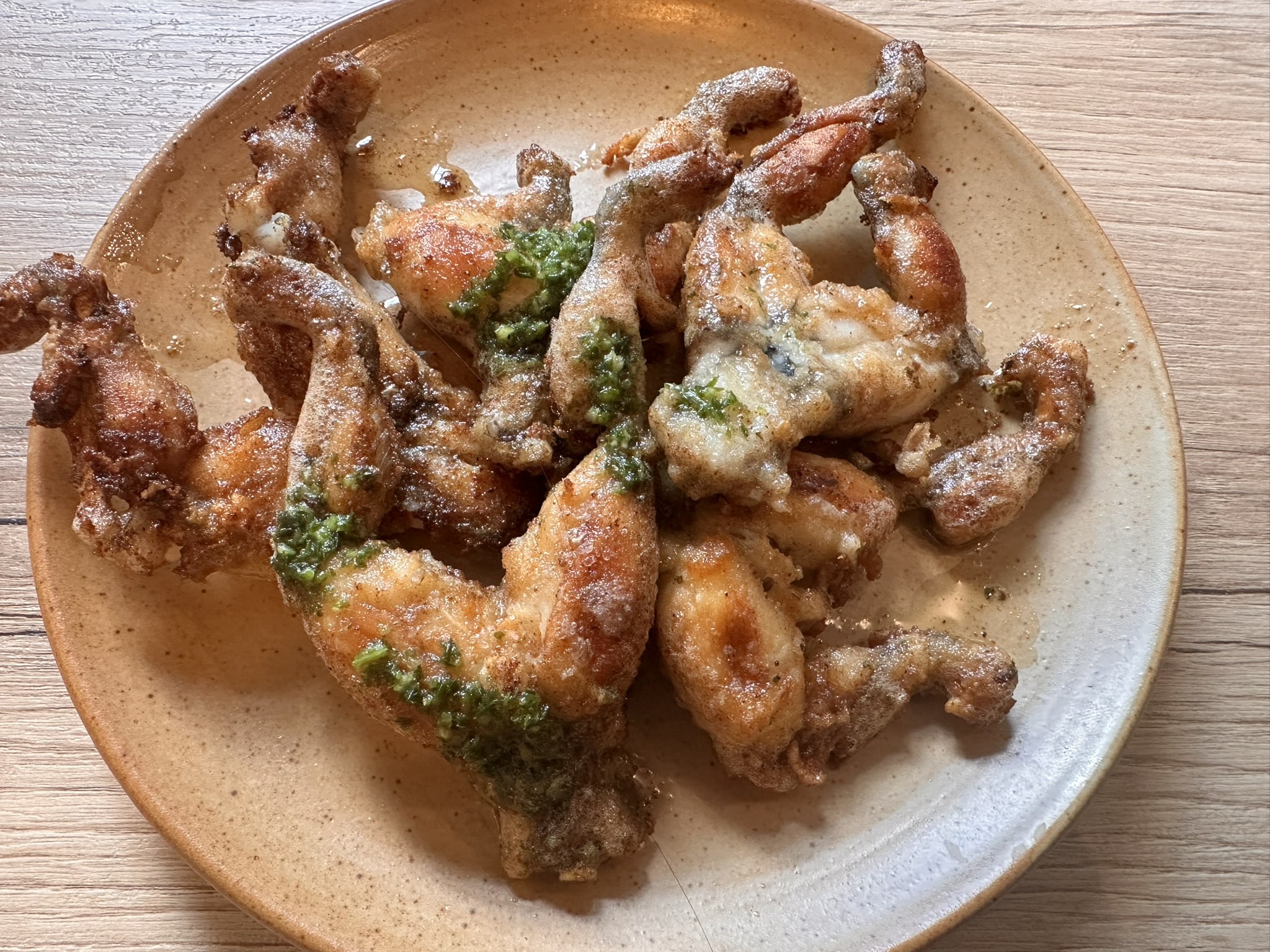 The Frog Legs at Les Domaines Qui Montent