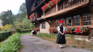 Lutheran German Traditions Bollenhut 1 Black Forest Open Air Museum
