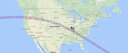 Solar eclipse coast-to-coast in an American exclusive