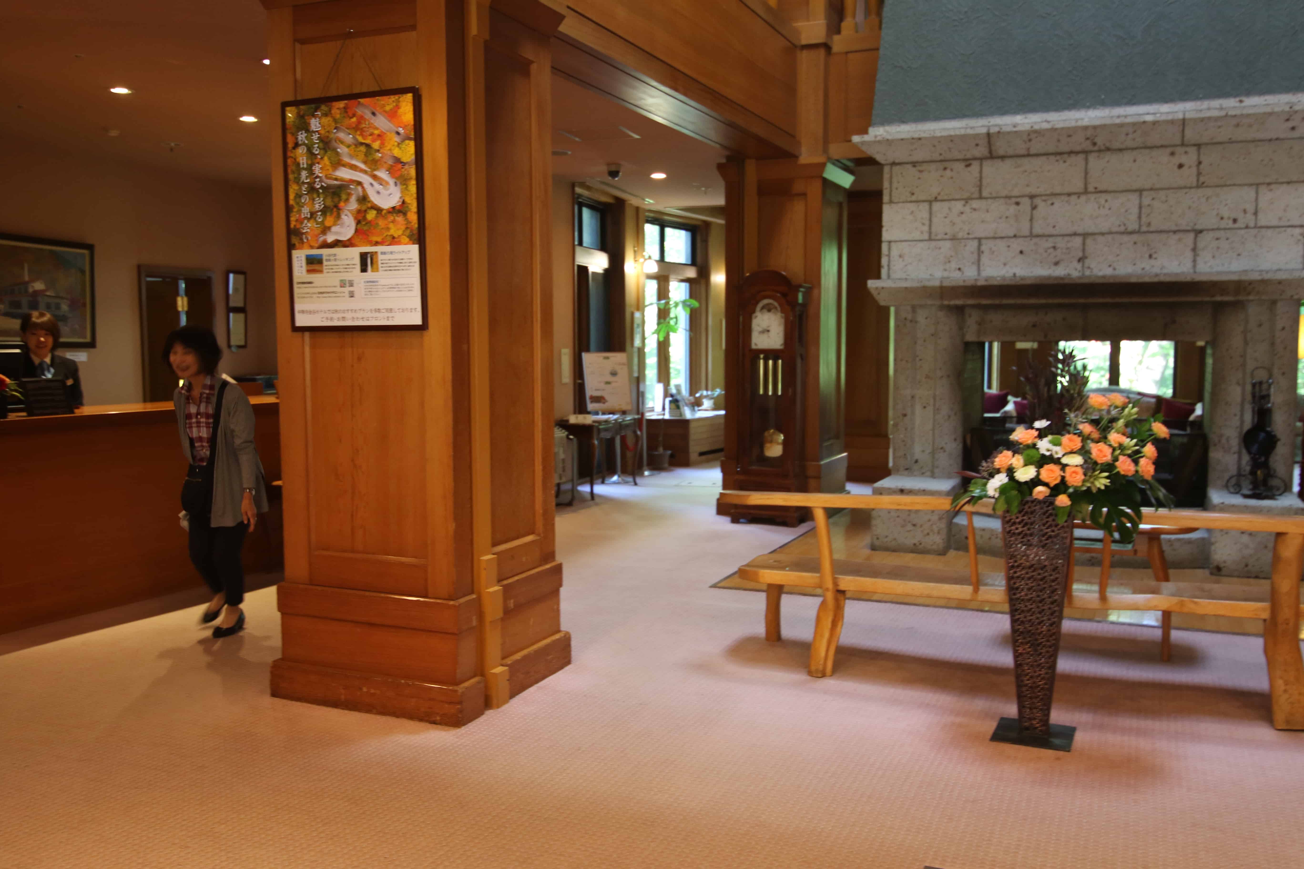 check in at Chuzenji Kanaya Hotel