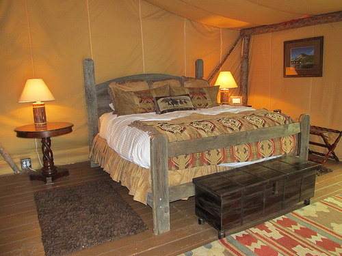 glamping, the resort at paws up, greenough, montana 