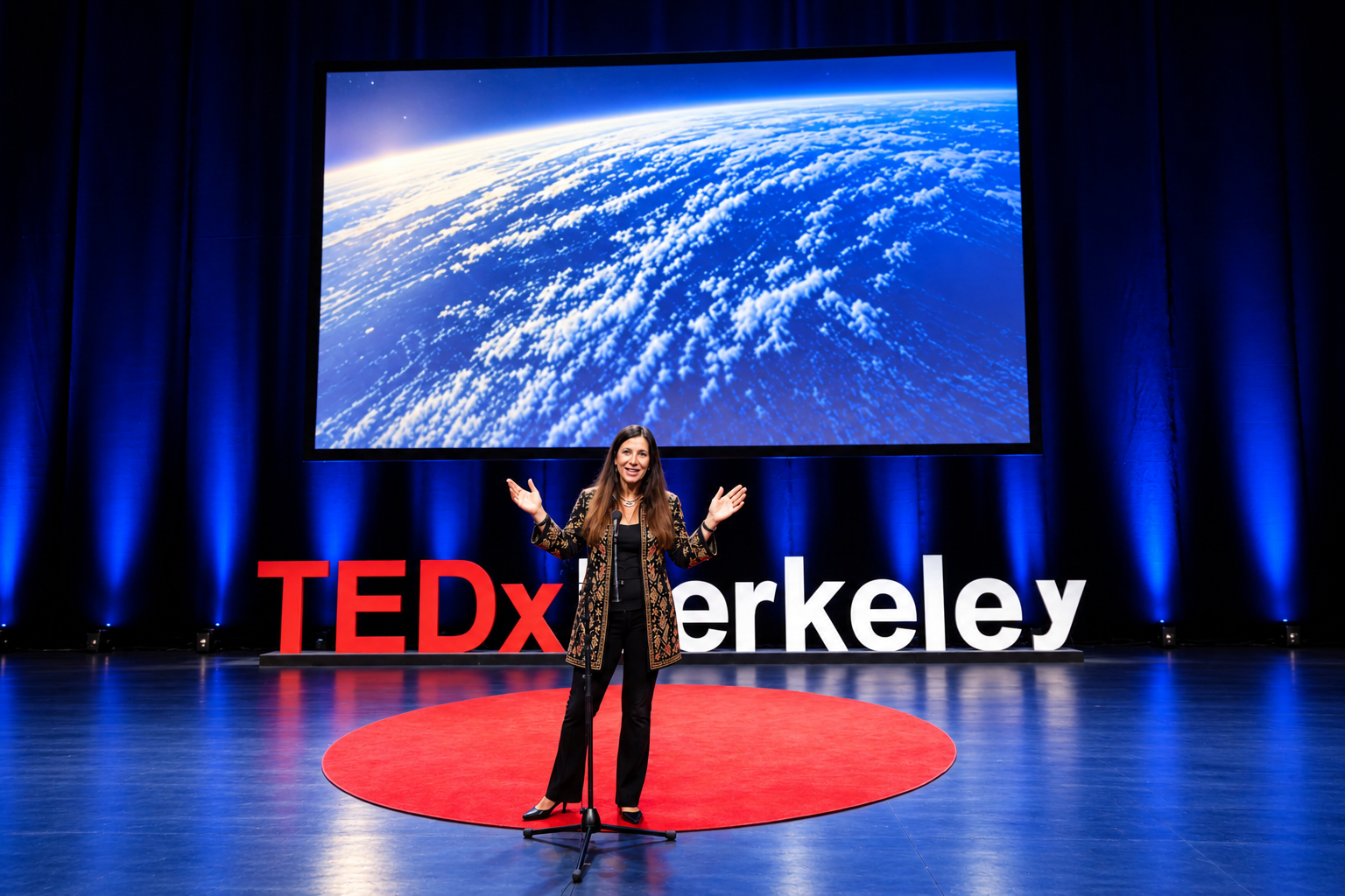 Renee Blodgett speaking at TEDxBerkeley
