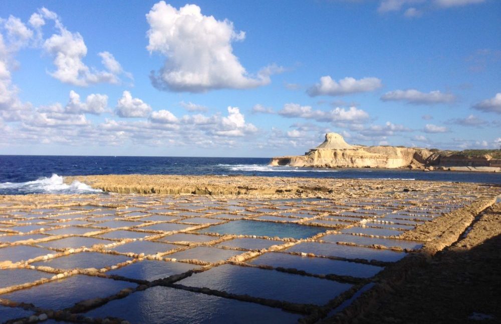 Salt Pans on Gozo. Salt Pans on Gozo.