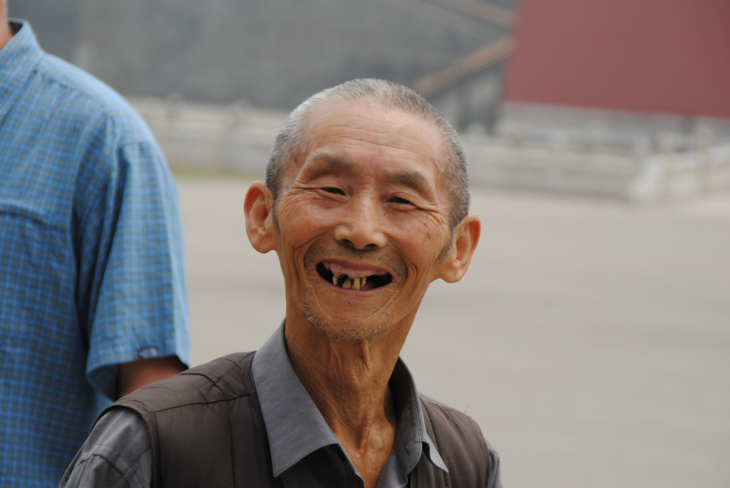 Old man in korean