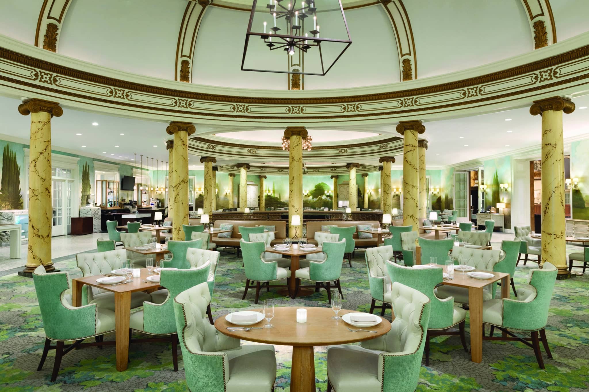 The Fairmont Hotel's restaurant: Laurel Court. Credit Fairmont.