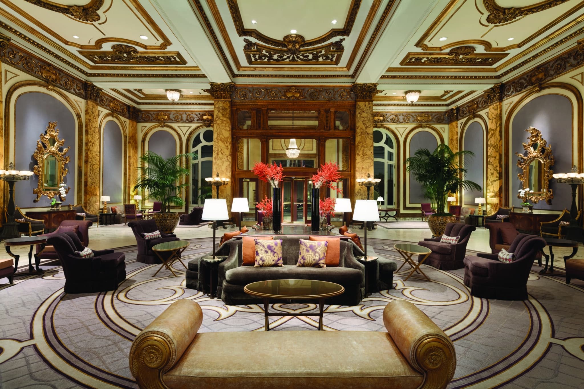 The Lobby at the Fairmont San Francisco. Credit: The Fairmont.