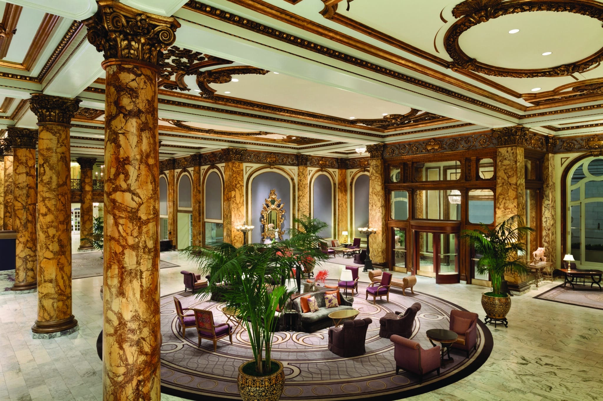 The Lobby at the Fairmont San Francisco. Credit: The Fairmont.