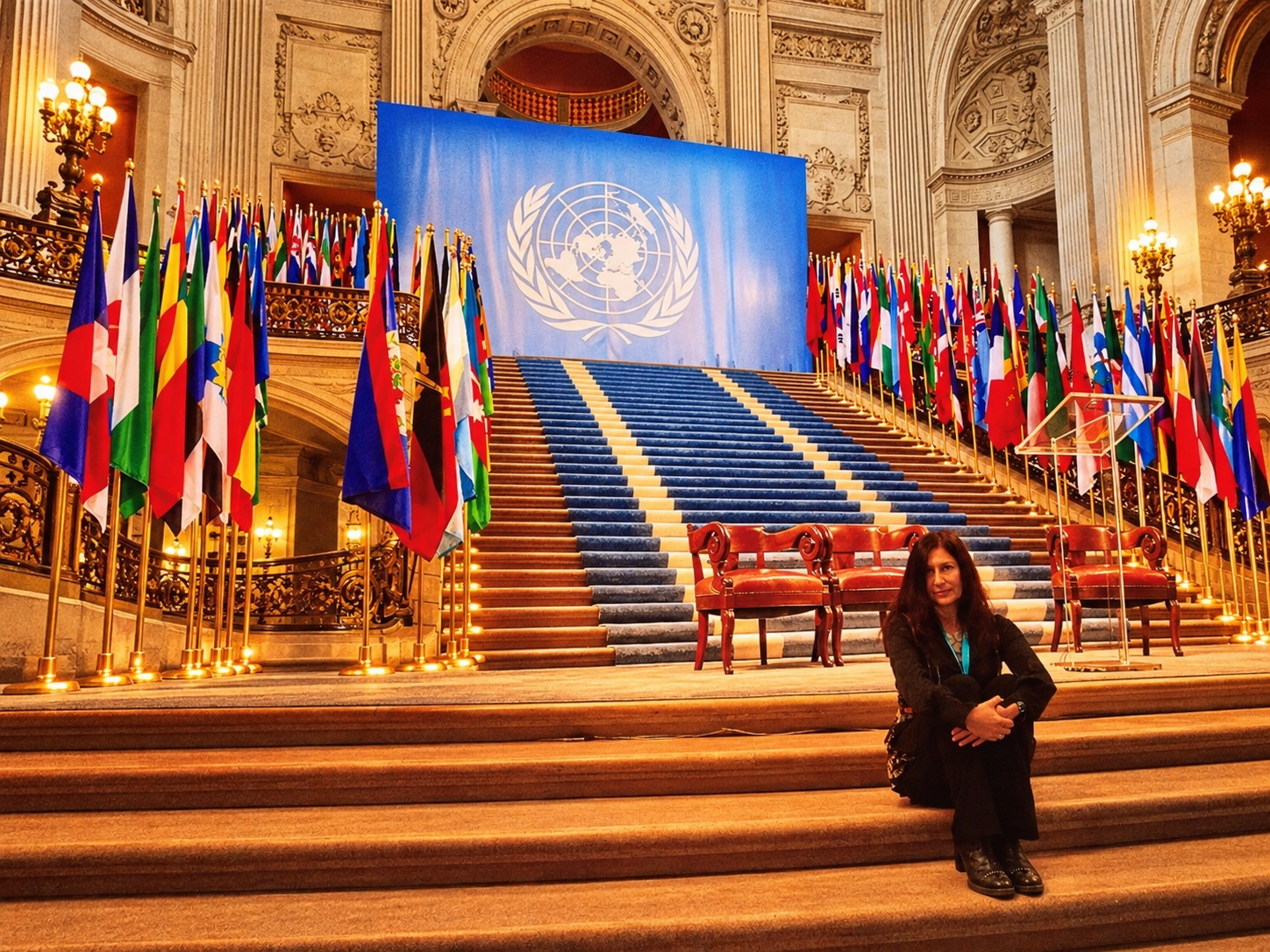 Renee Blodgett at the United Nations