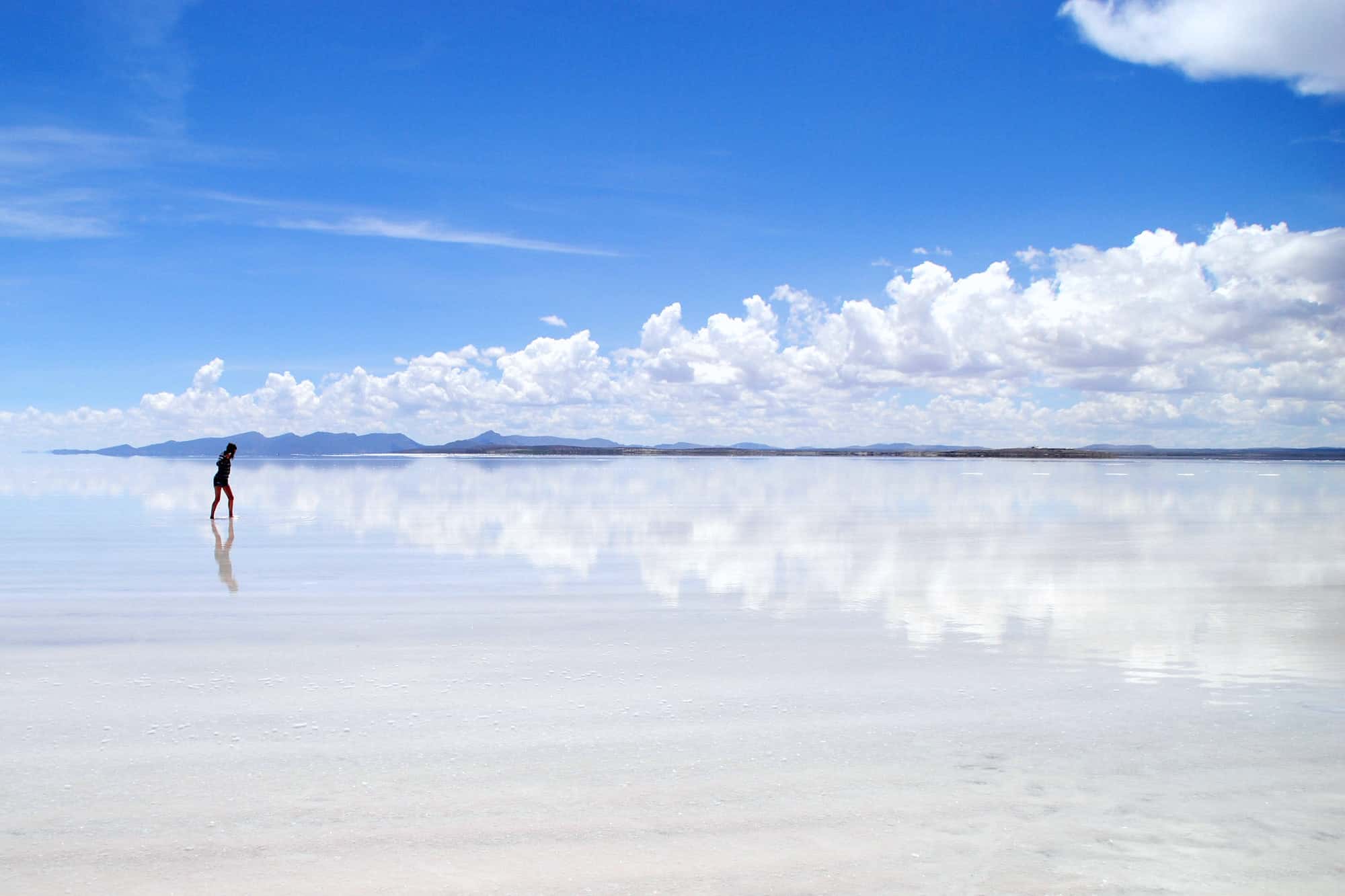 Uyuni Salt Flats is a magical experience in Bolivia, not to be missed.