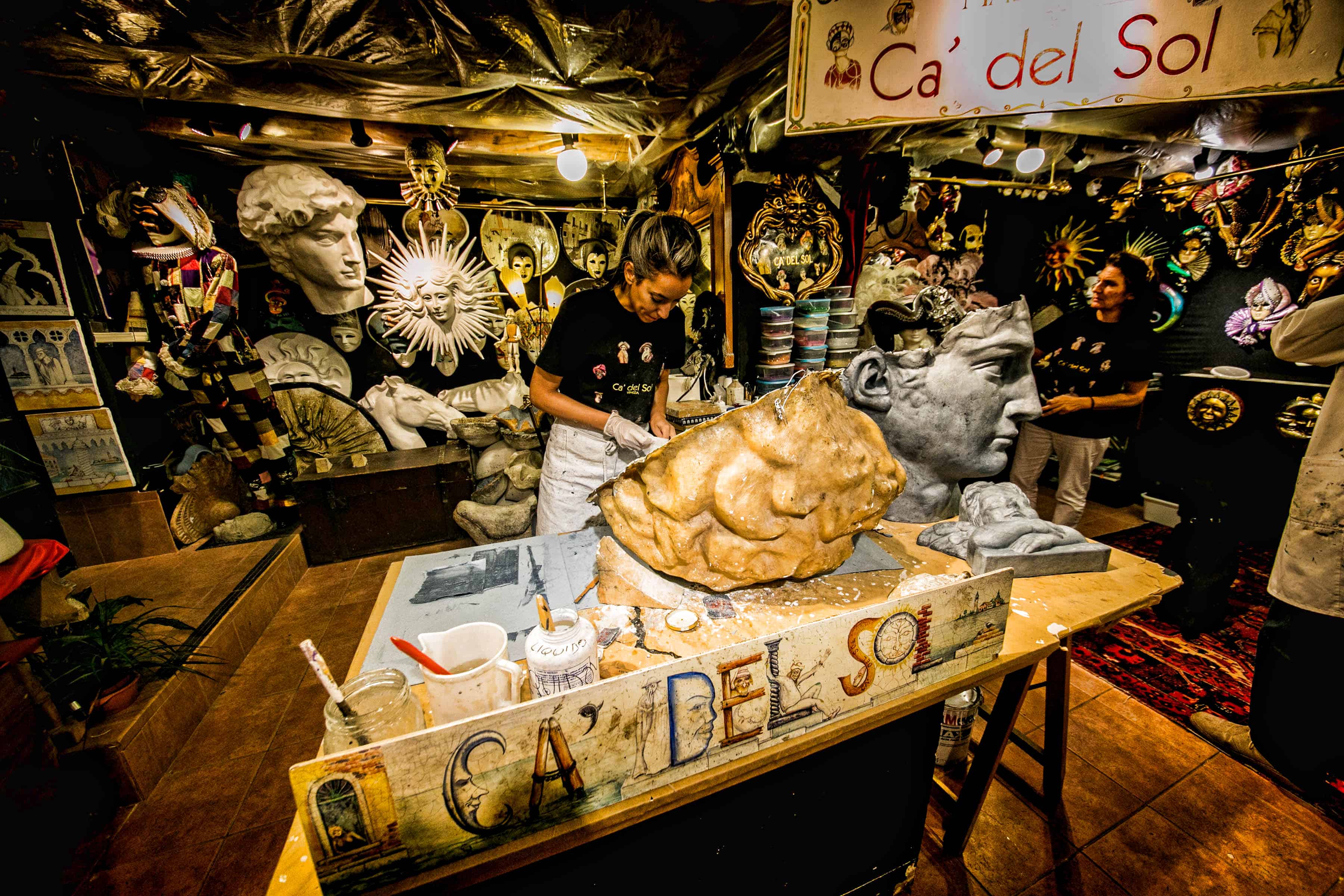 Venetian carnival masks