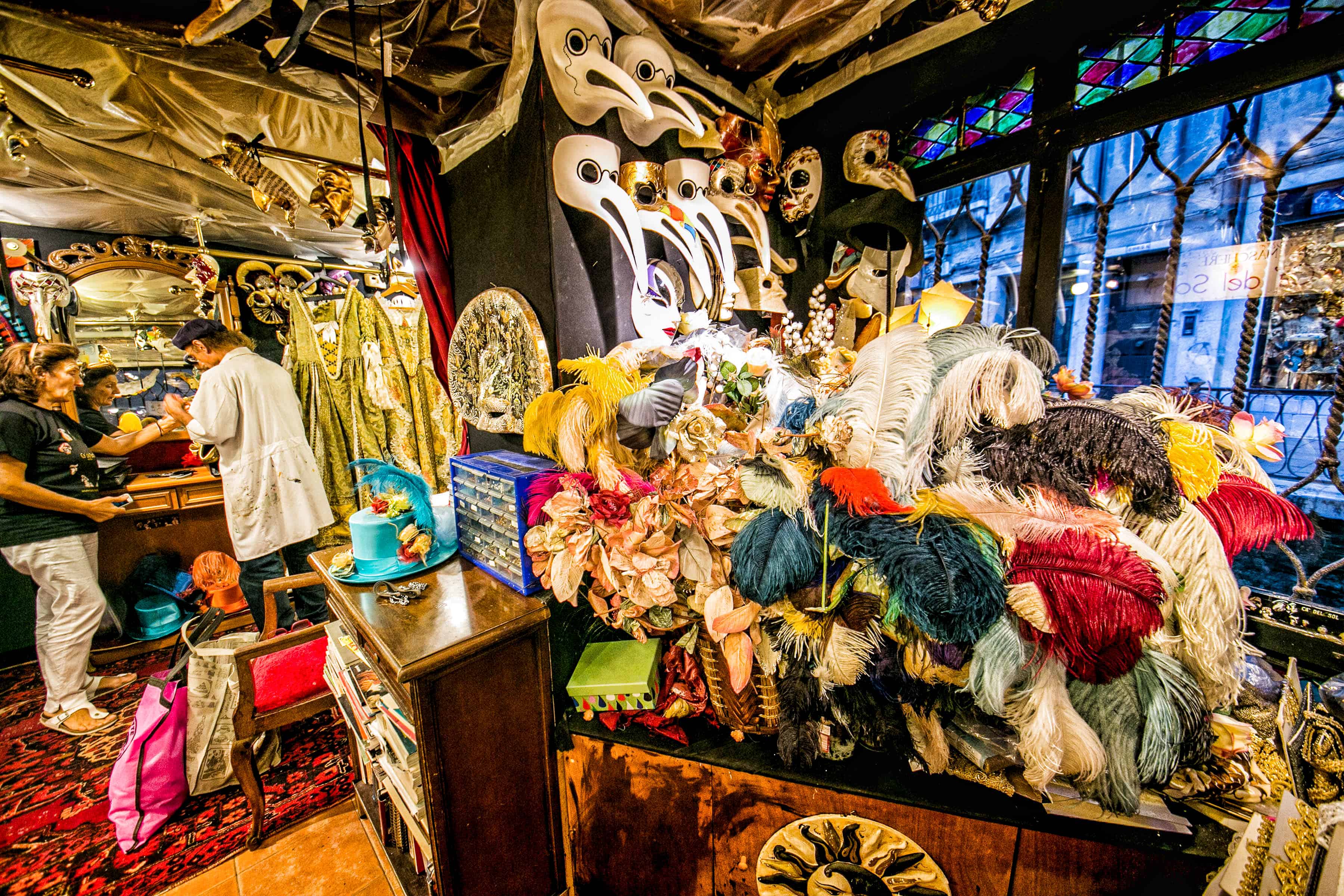Venetian carnival masks