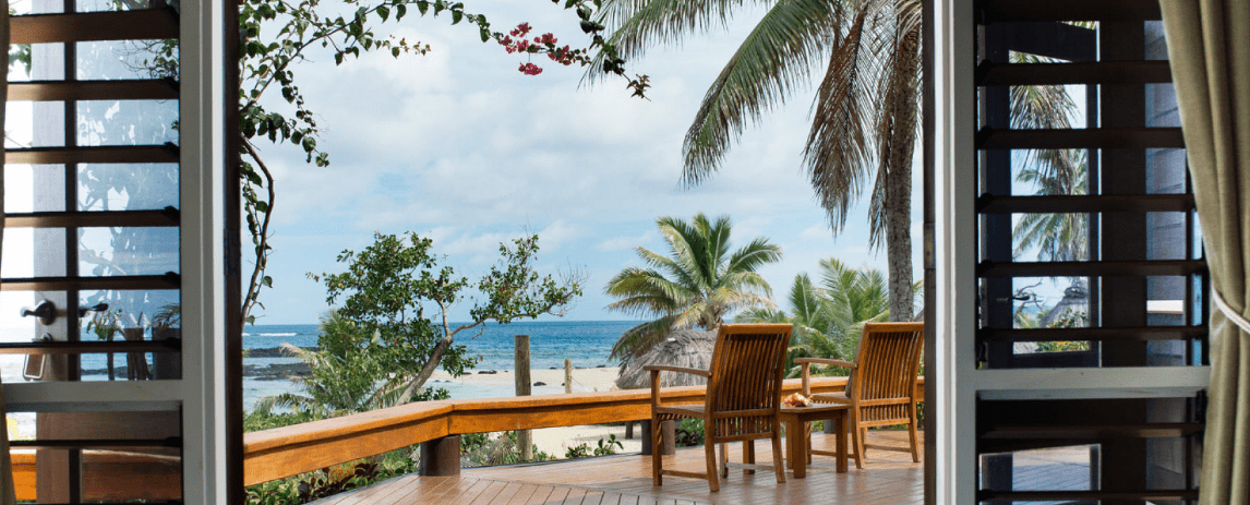 Above and below, courtesy of Yasawa Islands Resort & Spa