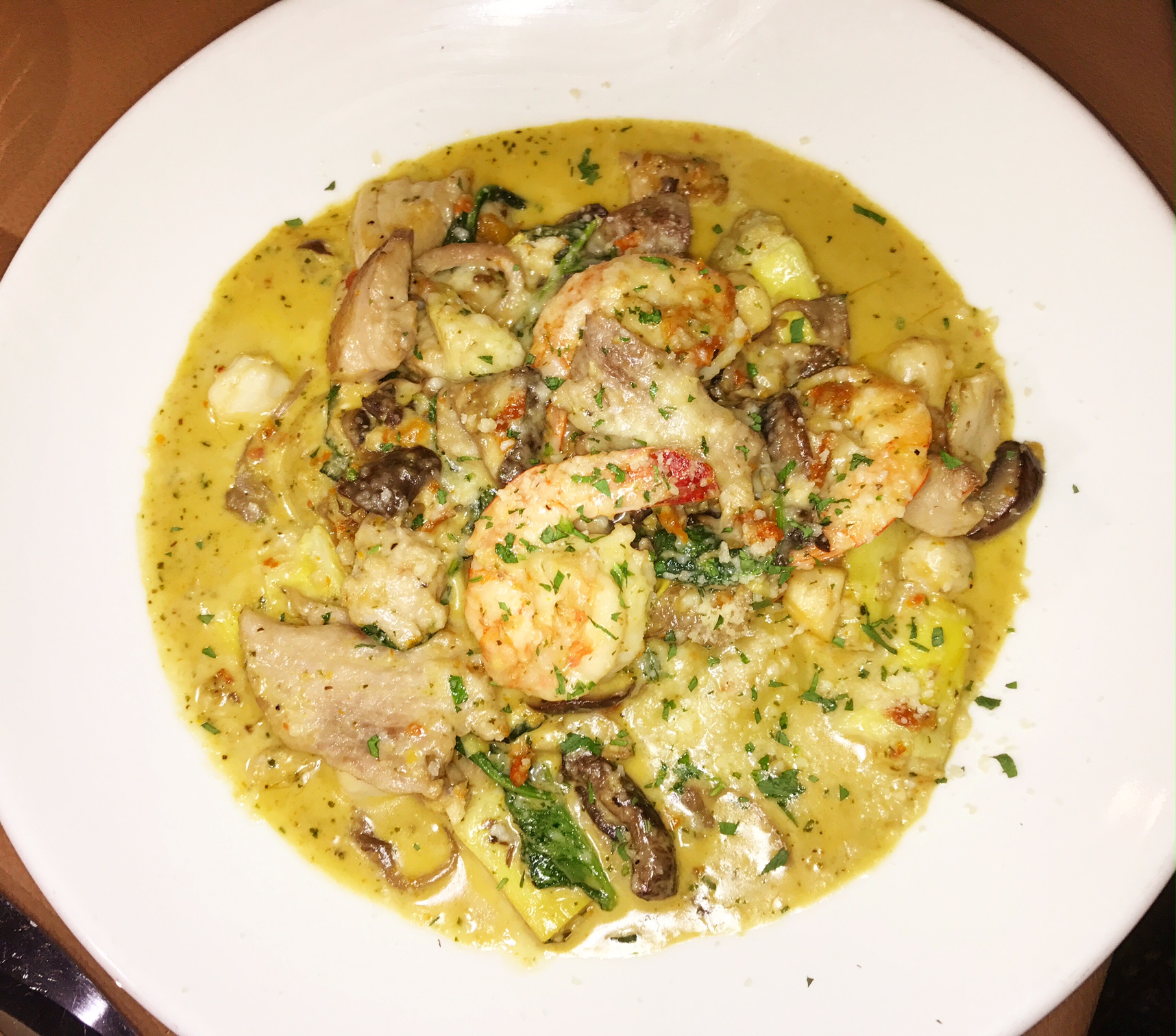 ravioli scallops cafe rio aptos
