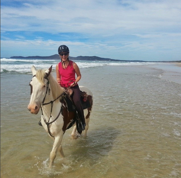 horse ride beach australia