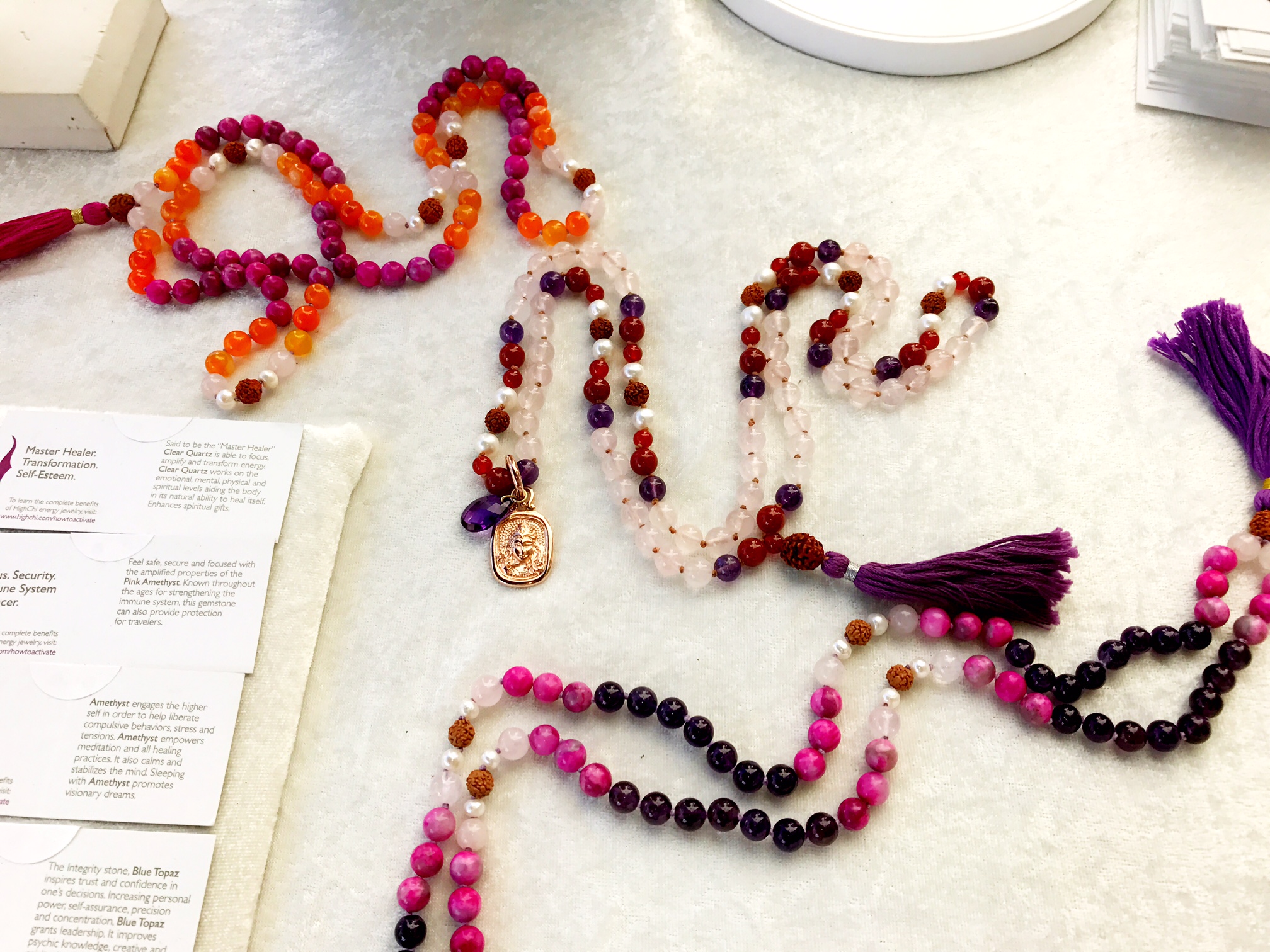 non-duality energetically charged jewelry Hi Chi