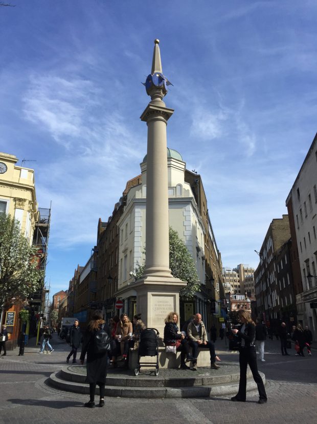A Hidden Neighborhood in London's City Center - Seven Dials - Travels of Adam - http://travelsofadam.com/2017/05/london-seven-dials/